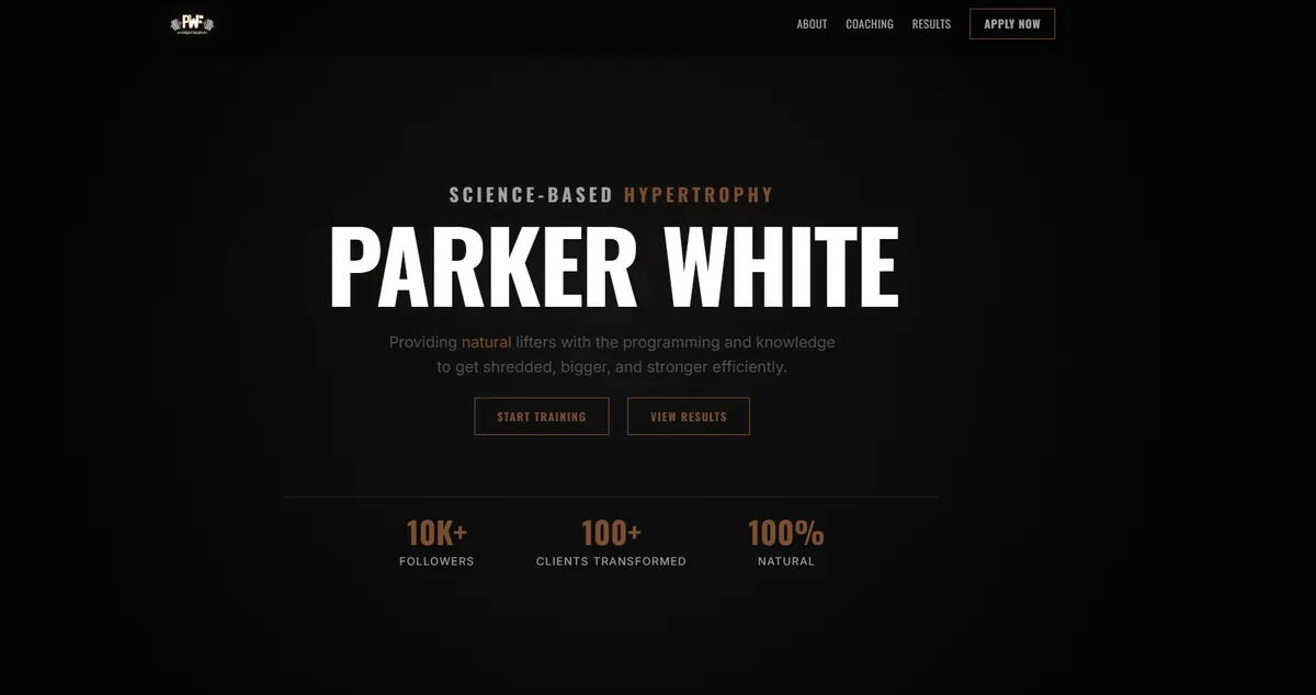 PWF Training website