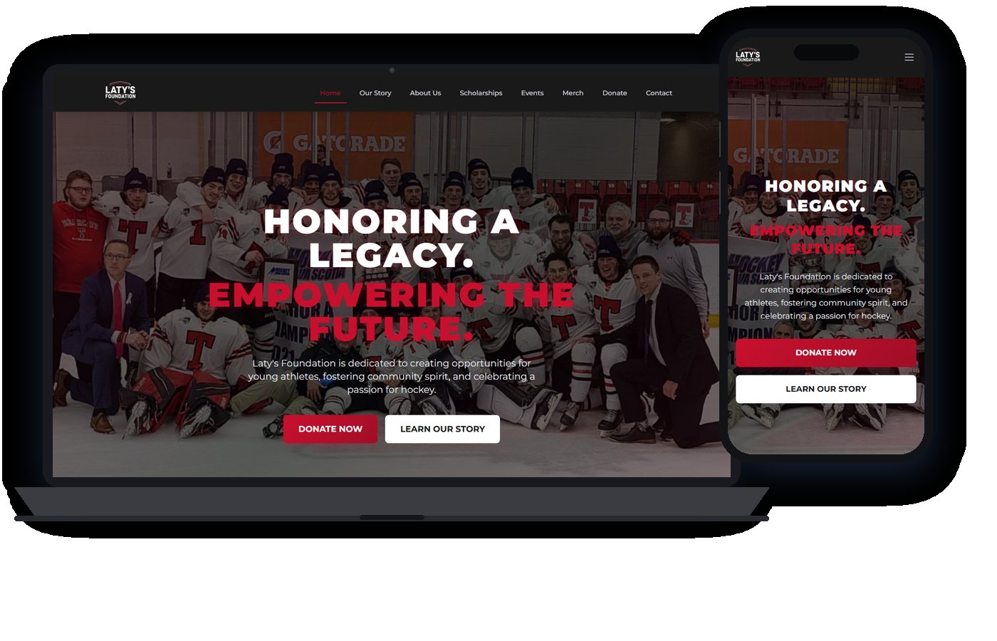 Laty's Foundation website preview